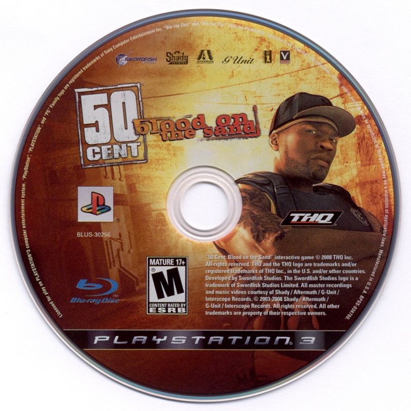 50 Cent: Blood on the Sand | PlayStation 3 | physical media | Region: North America | source-country=Canada,Mexico,United States | Data by MobyGames.com