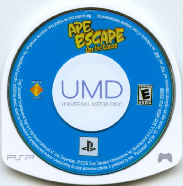 Ape Escape: On the Loose | PSP | physical media | region=North America | source-country=Canada,United States | zypher-v2 | moby-936102a71d05 | Data by MobyGames.com