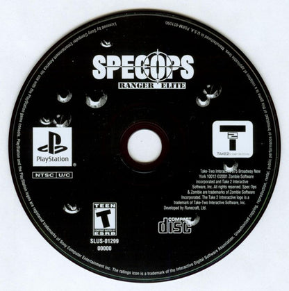 Spec Ops: Ranger Elite | PlayStation | physical media | region=North America | source-country=Canada,United States | zypher-v2 | moby-2dea1a23f769 | Data by MobyGames.com