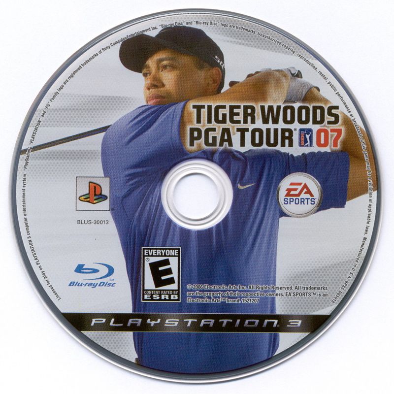 Tiger Woods PGA Tour 07 | PlayStation 3 | physical media | Region: North America | source-country=Canada,Mexico,United States | Data by MobyGames.com