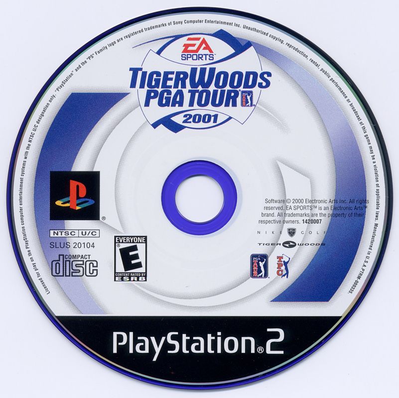 Tiger Woods PGA Tour 2001 | PlayStation 2 | physical media | region=North America | source-country=United States | zypher-v2 | moby-9b08757e9b5e | Data by MobyGames.com