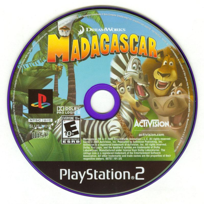 
Madagascar | PlayStation 2 | physical media | Data by MobyGames.com