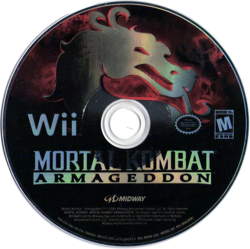 Mortal Kombat: Armageddon | Wii | physical media | region=North America | source-country=Canada,Mexico,United States | zypher-v2 | moby-0428652d2770 | Data by MobyGames.com