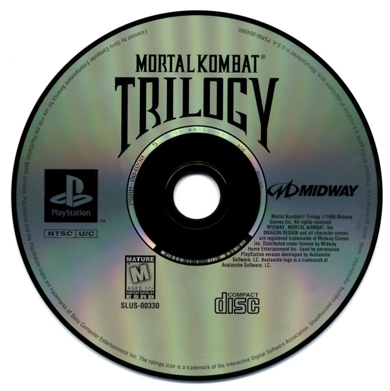 
Mortal Kombat Trilogy | PlayStation | physical media | Region: North America | source-country=United States | Data by MobyGames.com