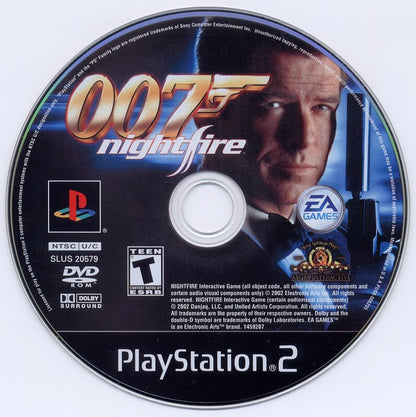 
007: Nightfire | PlayStation 2 | physical media | Region: North America | source-country=Canada,United States | Data by MobyGames.com