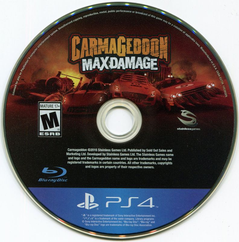 
Carmageddon: Max Damage | PlayStation 4 | physical media | Data by MobyGames.com