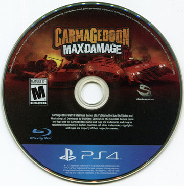 
Carmageddon: Max Damage | PlayStation 4 | physical media | Data by MobyGames.com