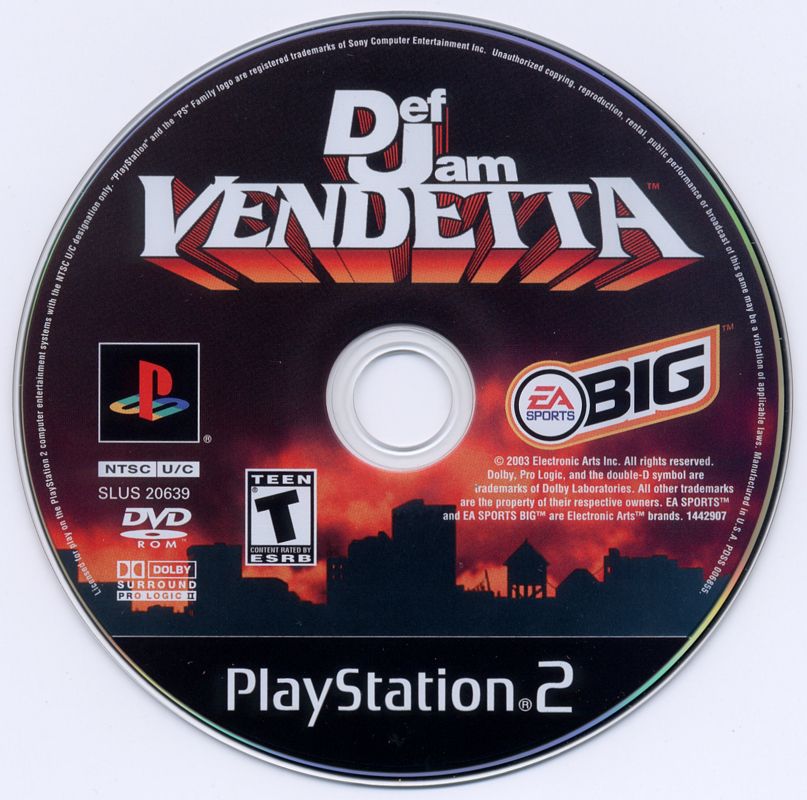 Def Jam: Vendetta | PlayStation 2 | physical media | region=North America | source-country=Canada,United States | zypher-v2 | moby-923698b6b08c | Data by MobyGames.com
