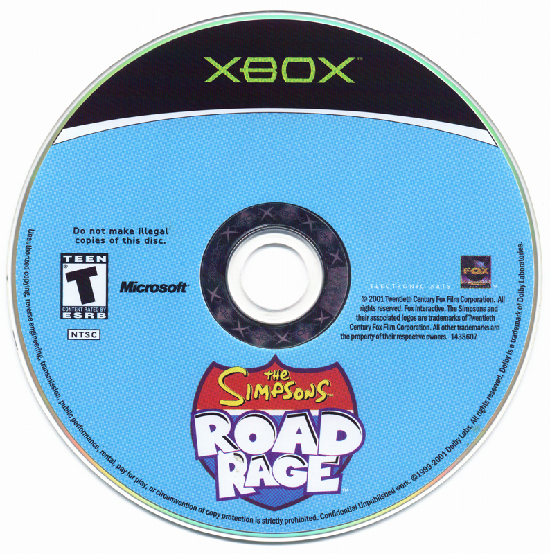 The Simpsons: Road Rage | Xbox | physical media | region=North America | source-country=United States | zypher-v2 | moby-5b2486c1998e | Data by MobyGames.com