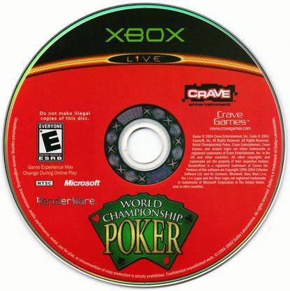
World Championship Poker | Xbox | physical media | Region: North America | source-country=United States | Data by MobyGames.com