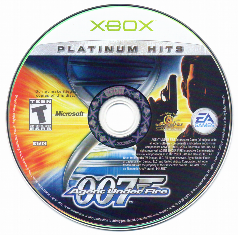 007: Agent Under Fire | Xbox | physical media | region=North America | source-country=United States | zypher-v2 | moby-b3b6f3fadf7f | Data by MobyGames.com