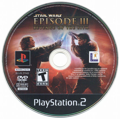Star Wars: Episode III - Revenge of the Sith | PlayStation 2 | physical media | region=North America | source-country=United States | zypher-v2 | moby-01469331b23b | Data by MobyGames.com