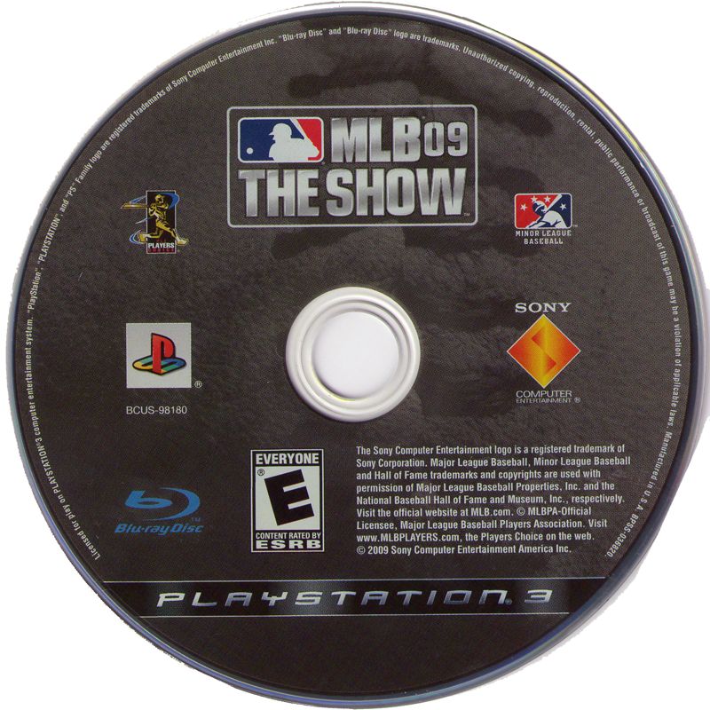 MLB 09: The Show | PlayStation 3 | physical media | region=North America | source-country=United States | zypher-v2 | moby-a7378817a8a3 | Data by MobyGames.com