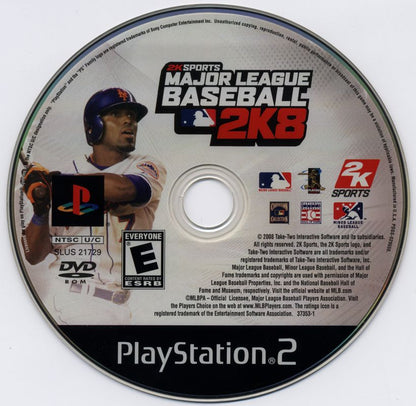 Major League Baseball 2K8 | PlayStation 2 | physical media | region=North America | source-country=United States | zypher-v2 | moby-09ff51cb401f | Data by MobyGames.com