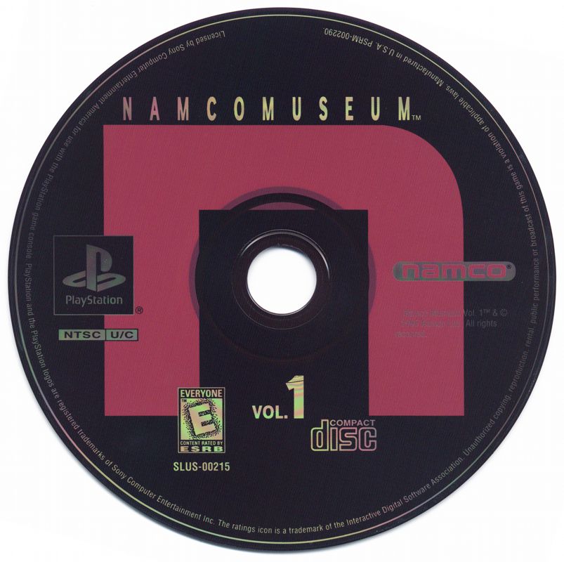 
Namco Museum Vol. 1 | PlayStation | physical media | Region: North America | source-country=United States | Data by MobyGames.com