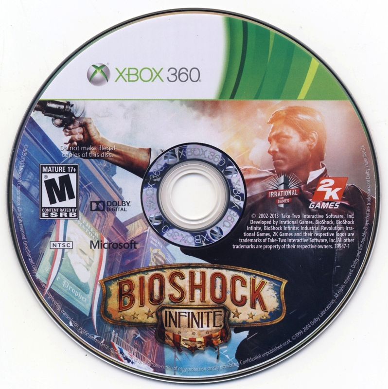 BioShock Infinite | Xbox 360 | physical media | region=North America | source-country=United States | zypher-v2 | moby-47b91b58ae18 | Data by MobyGames.com
