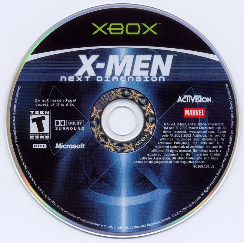 X-Men: Next Dimension | Xbox | physical media | Region: North America | source-country=Canada,United States | Data by MobyGames.com