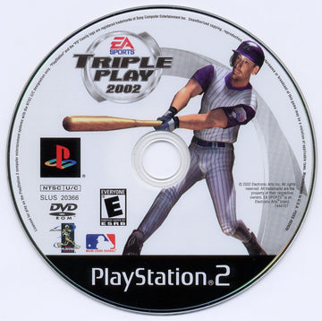 
Triple Play 2002 | PlayStation 2 | physical media | Data by MobyGames.com