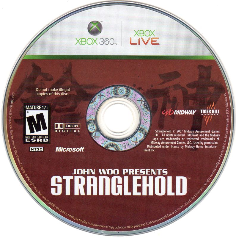 Stranglehold | Xbox 360 | physical media | Region: North America | source-country=United States | Data by MobyGames.com