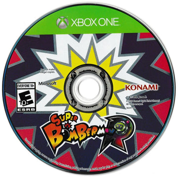 
Super Bomberman R (Shiny Edition) | Xbox One | game disc 1 of 1 | Data by MobyGames.com