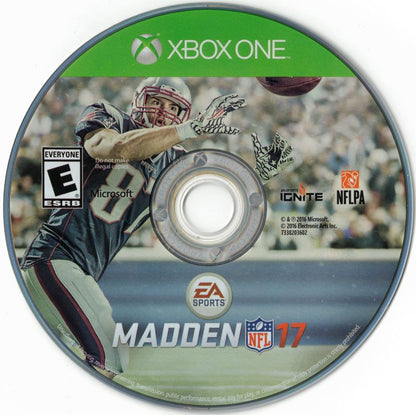 Madden NFL 17 | Xbox One | physical media | region=North America | source-country=United States | zypher-v2 | moby-f4caeceedb75 | Data by MobyGames.com