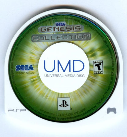 
Sega Genesis Collection | PSP | physical media | Region: North America | source-country=United States | Data by MobyGames.com