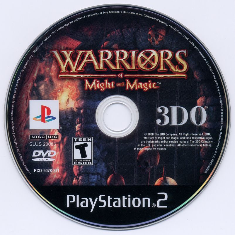 
Warriors of Might and Magic | PlayStation 2 | physical media | Region: North America | source-country=Canada,United States | Data by MobyGames.com