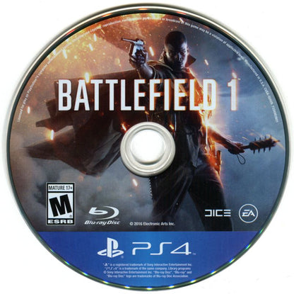 Battlefield 1 | PlayStation 4 | physical media | region=North America | source-country=United States | zypher-v2 | moby-79845be7f873 | Data by MobyGames.com