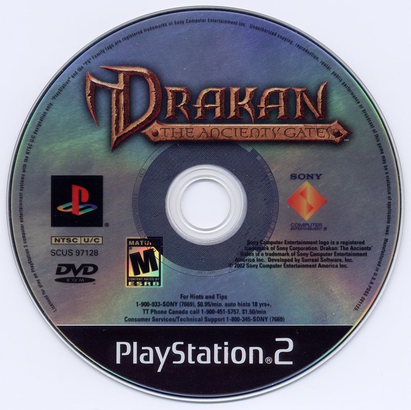 
Drakan: The Ancients' Gates | PlayStation 2 | physical media | Region: North America | source-country=United States | Data by MobyGames.com