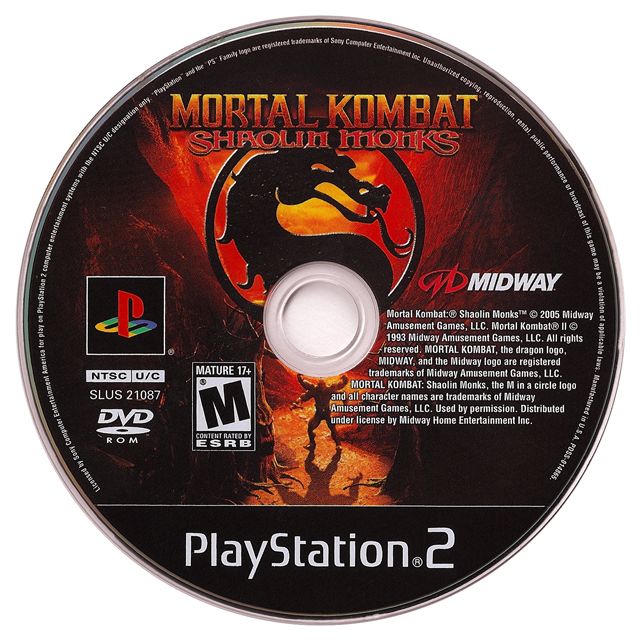 Mortal Kombat: Shaolin Monks | PlayStation 2 | physical media | region=North America | source-country=United States | zypher-v2 | moby-a398bccb46de | Data by MobyGames.com
