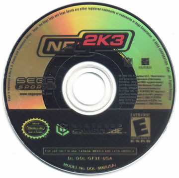 NFL 2K3 | GameCube | physical media | region=North America | source-country=United States | zypher-v2 | moby-c7f959c3587d | Data by MobyGames.com