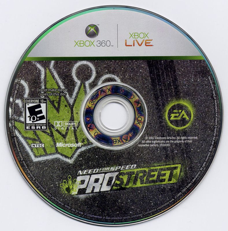 
Need for Speed: ProStreet | Xbox 360 | physical media | Data by MobyGames.com