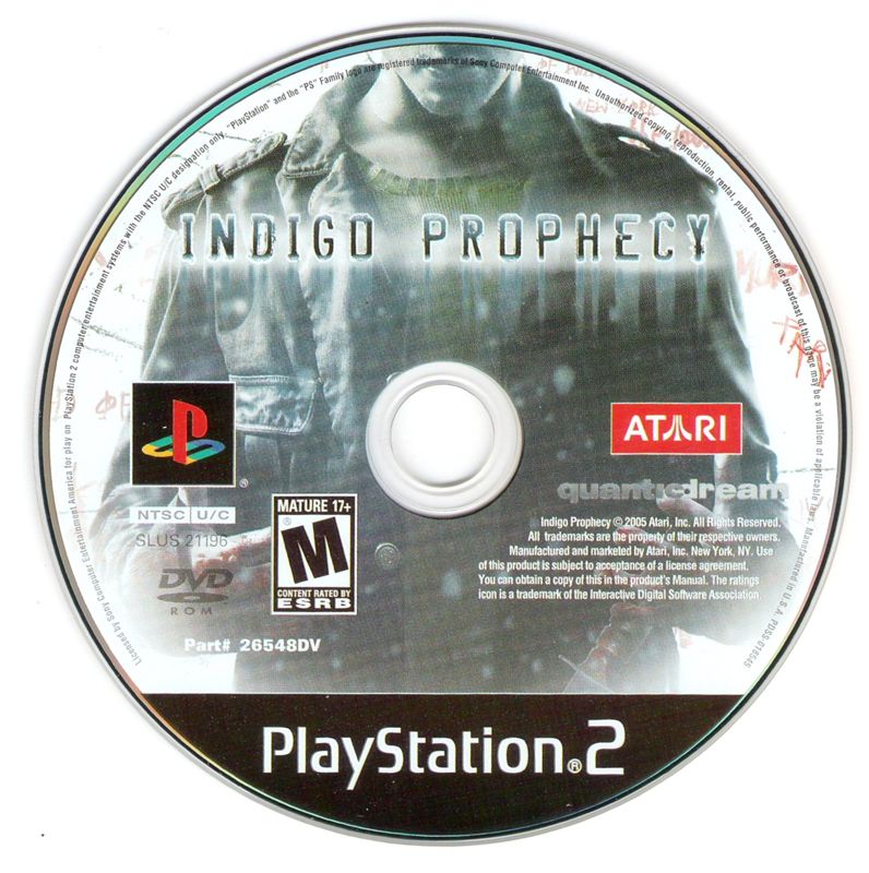 
Indigo Prophecy | PlayStation 2 | physical media | Data by MobyGames.com