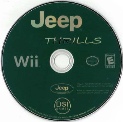 Jeep Thrills | Wii | physical media | region=North America | source-country=Canada,Mexico,United States | zypher-v2 | moby-ec36e82deb24 | Data by MobyGames.com
