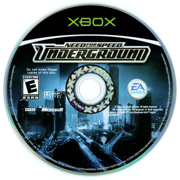 Need for Speed: Underground | Xbox | physical media | region=North America | source-country=United States | zypher-v2 | moby-31d204932223 | Data by MobyGames.com