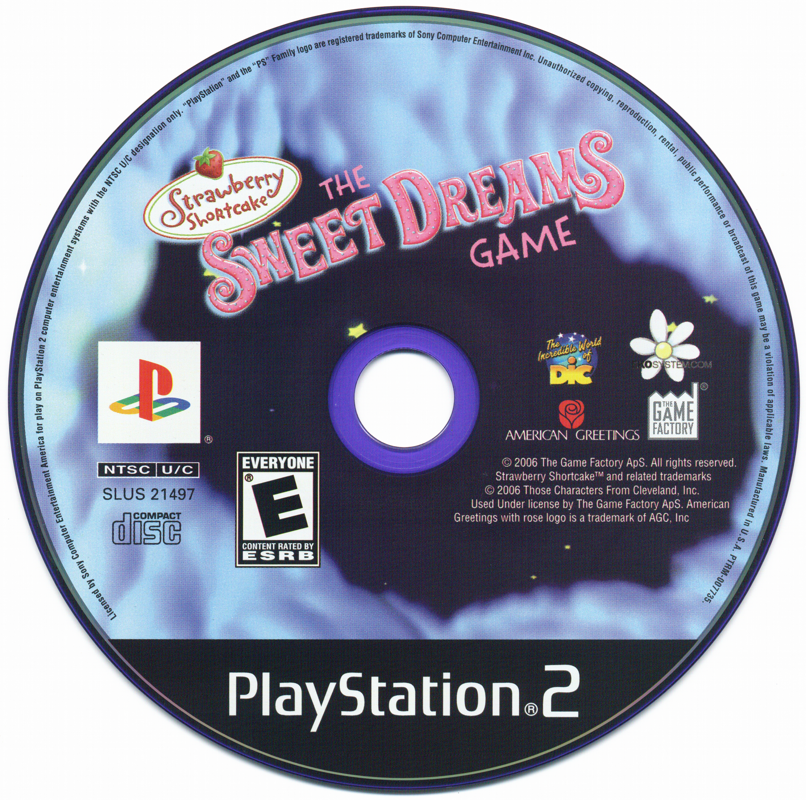 Strawberry Shortcake: The Sweet Dreams Game | PlayStation 2 | physical media | region=North America | source-country=Canada,Mexico,United States | zypher-v2 | moby-1bf3827bc40b | Data by MobyGames.com