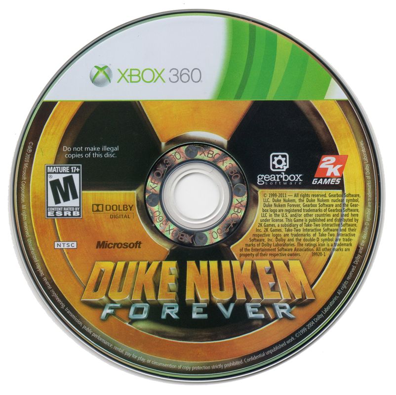 
Duke Nukem Forever | Xbox 360 | physical media | Data by MobyGames.com