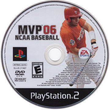 
MVP 06: NCAA Baseball | PlayStation 2 | physical media | Data by MobyGames.com