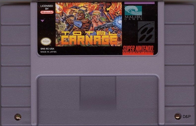 
Total Carnage | SNES | physical media | Data by MobyGames.com