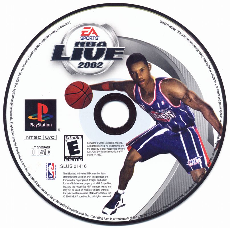 NBA Live 2002 | PlayStation | physical media | Region: North America | source-country=United States | Data by MobyGames.com