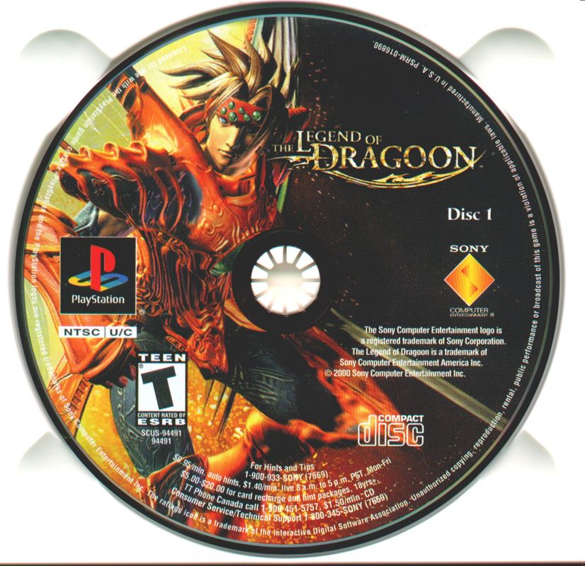 
The Legend of Dragoon | PlayStation | physical media | Region: North America | source-country=United States | Data by MobyGames.com