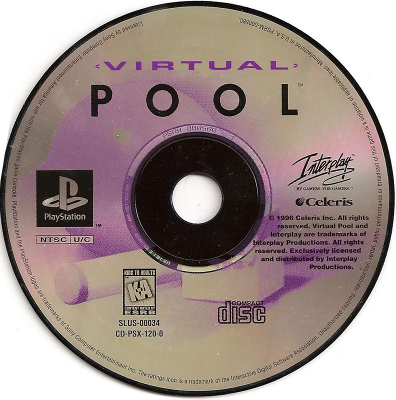 
Virtual Pool | PlayStation | physical media | Data by MobyGames.com