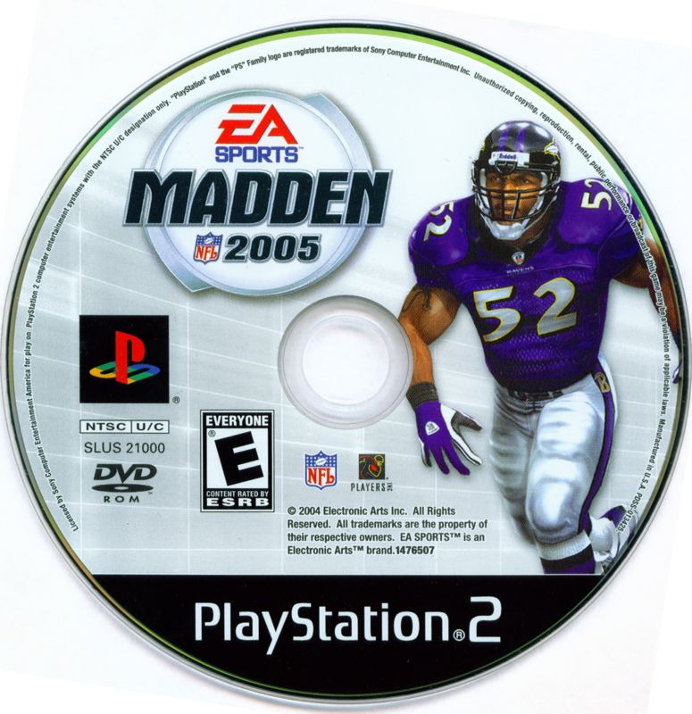 Madden NFL 2005 | PlayStation 2 | physical media | region=North America | source-country=United States | zypher-v2 | moby-d8102941bfa6 | Data by MobyGames.com