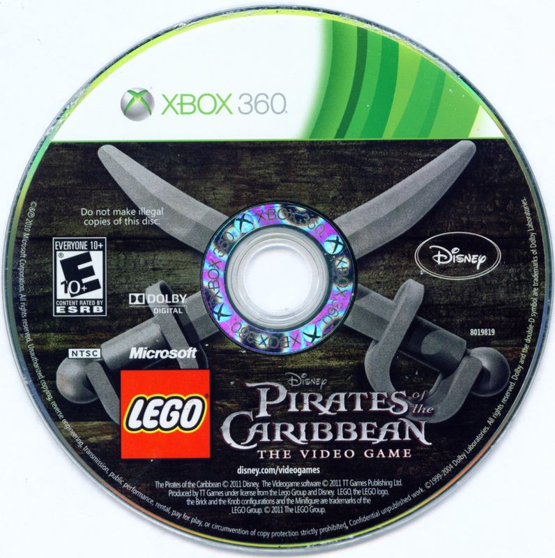 LEGO Pirates of the Caribbean: The Video Game | Xbox 360 | physical media | Region: North America | source-country=Canada,United States | Data by MobyGames.com
