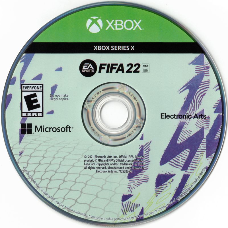 FIFA 22 | Xbox Series | game disc 1 of 1 | Region: North America | source-country=Mexico,United States | Data by MobyGames.com