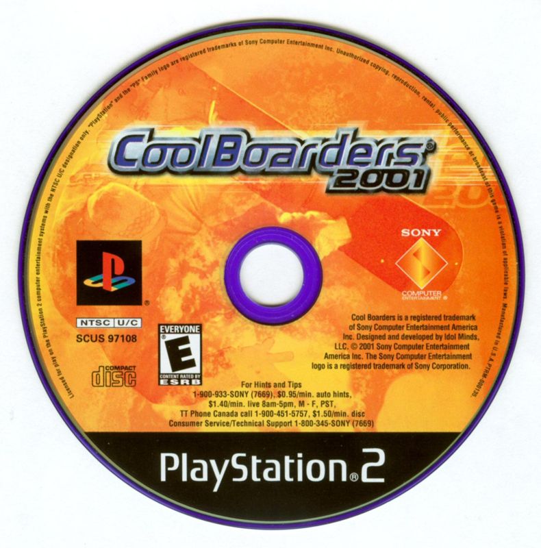 Cool Boarders 2001 | PlayStation 2 | physical media | Region: North America | source-country=Canada,United States | Data by MobyGames.com