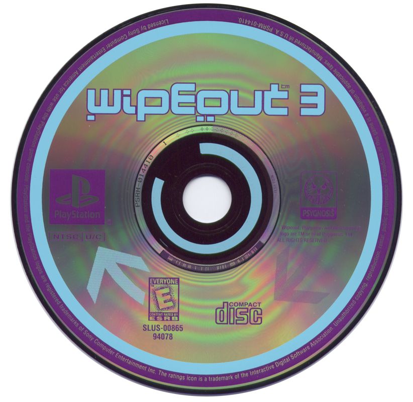 
WipEout 3 | PlayStation | physical media | Data by MobyGames.com
