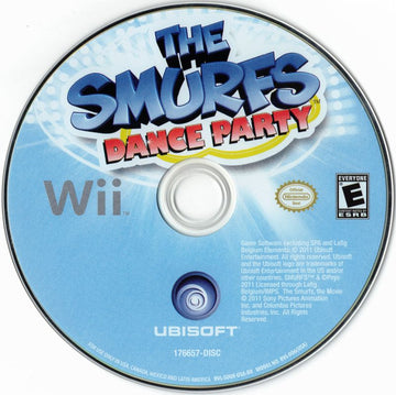 The Smurfs: Dance Party | Wii | physical media | region=North America | source-country=United States | zypher-v2 | moby-32d29c5a3b94 | Data by MobyGames.com