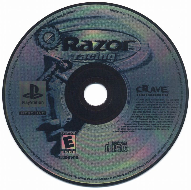 Razor Racing | PlayStation | physical media | Region: North America | source-country=United States | Data by MobyGames.com