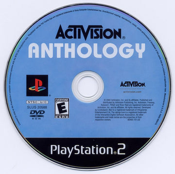 
Activision Anthology | PlayStation 2 | physical media | Region: North America | source-country=United States | Data by MobyGames.com